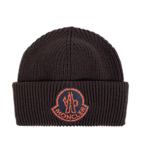 Moncler logo patch wool - logo, beanie