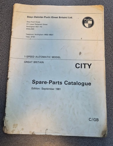 Genuine puch city spare - spare, parts
