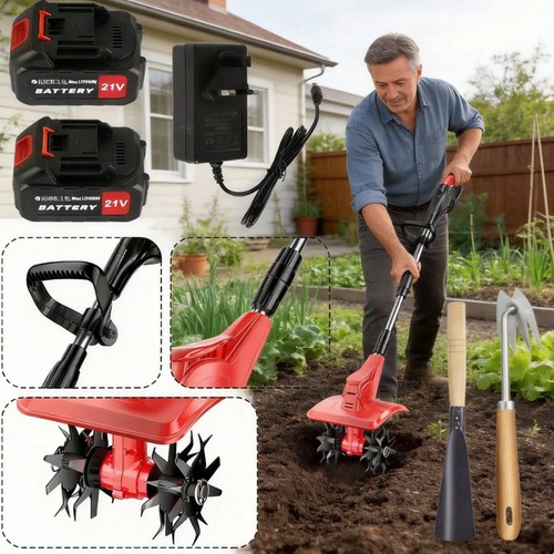 21v cordless cultivator - 21v,
