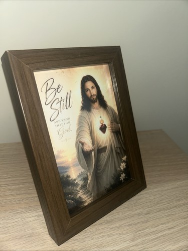 Framed photo jesus 4x6 - framed,