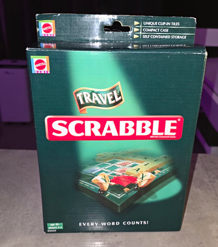 Mattel travel scrabble - travel, compact