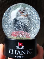 Snow globe with Titanic ship model inside 1912