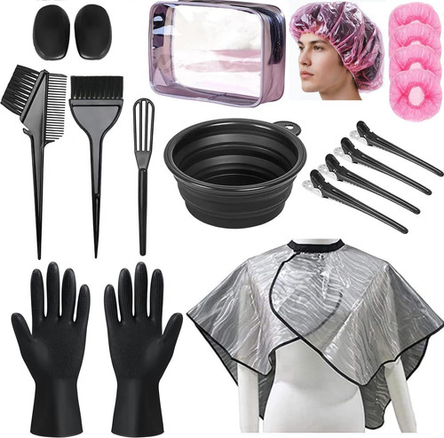Hair dye kit pieces - 18,