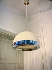 Original 1970s Harvey Guzzini Style Ceiling Pendant Light.