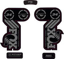 Fox 34 Factory Forks Decals