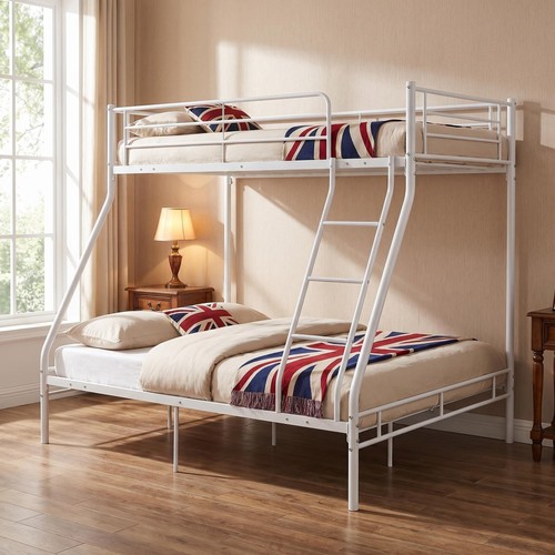 Triple bunk bed - bed, single