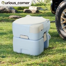 5.3 Gal RV Portable Toilet 20L Flush Commode Porta Potty for Camping Travel Boat