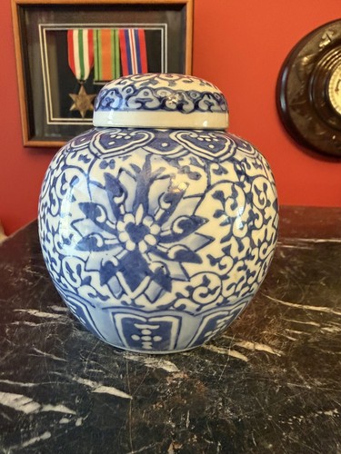 Vintage chinese blue and - vintage,