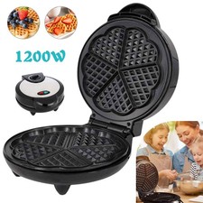 1000W Iron Heart Shaped Waffle