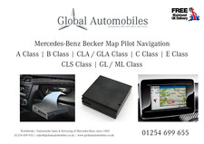 Mercedes-Benz Becker Navigation Map Pilot | A B C GLA CLA CLS C / E CLASS ML GLE