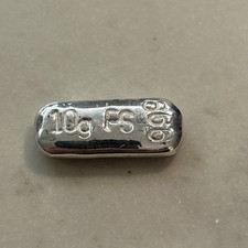 Silver Ingot bar 10grams 999