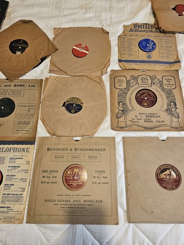 Shellac records collection - records,