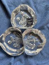 3x Dartington Crystal