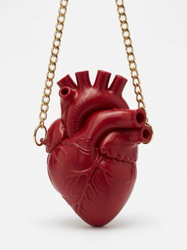 Human heart handbag gothic - heart,