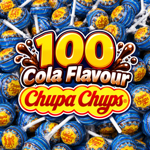 100 chupa chups cola - 100,