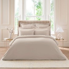 Dorma Smooth & Soft 300 Thread Count Cotton Sateen Duvet Cover Double in Natural