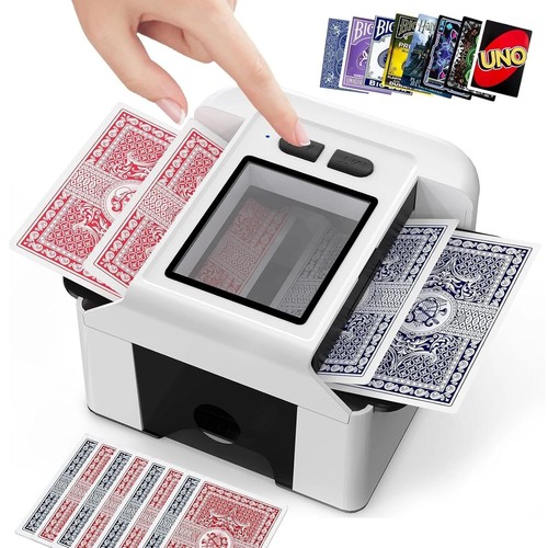Automatic card shuffler - automatic,