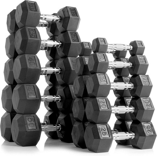 Hex dumbbells set - 2.5kg, 25kg