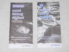 RARE! 2 x ARRIVA MALTA BUS