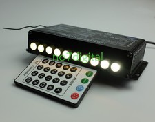 Shooting star fiber optic light engine led light source for DIY stars RF control