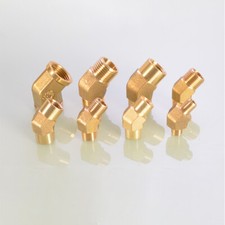 1 Pcs 45°Elbow Internal And External Thread Brass Pipe Fitting Plumbing Fittings