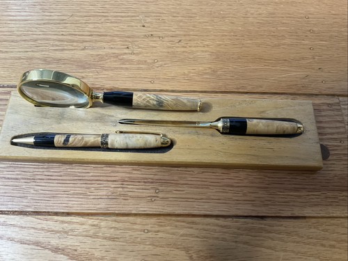 Vtg desk wooden letter opener - desk,