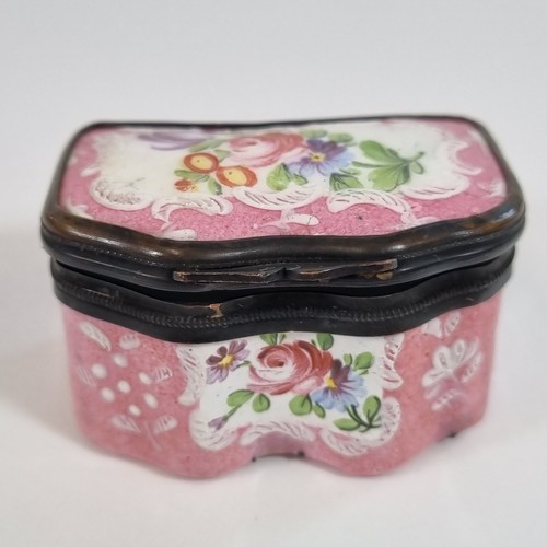 Antique 18thc bilston enamel - antique,