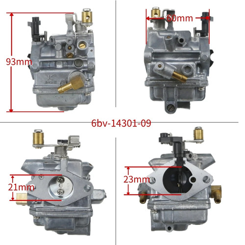 Outboard carburetor p19x - outboard, for