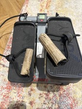 Mini Stepper with Resistance Bands & LCD Display – Home Fitness Trainer