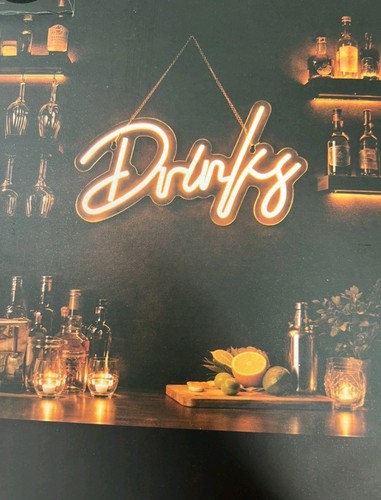 Bar drinks neon - bar, led