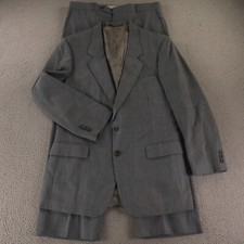 VTG Hopsack Suit M Gray