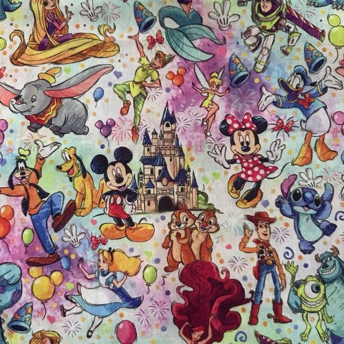 Castle disney character fabric - castle,