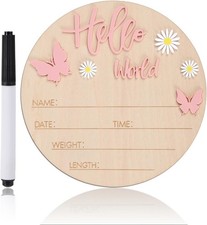 Baby announcement sign - sign, with