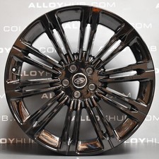 GENUINE RANGE ROVER VOGUE L460 STYLE 1075 23" INCH GLOSS BLACK ALLOY WHEEL X1