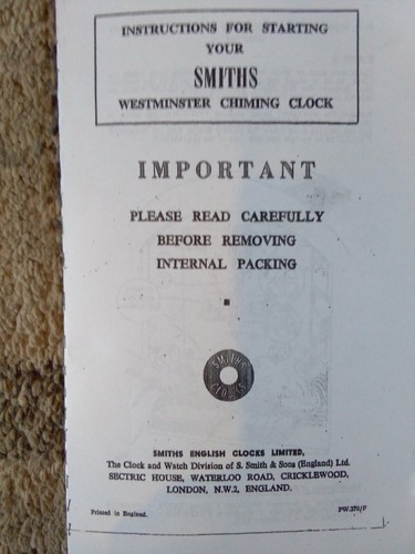 Smiths vintage westminster - vintage,