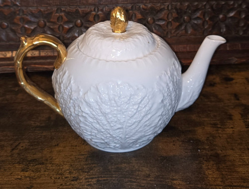 Cabbage leaf white savoy spode - white,
