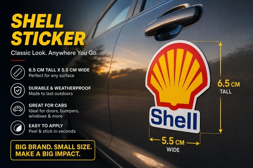 Shell racing stickers set - racing,