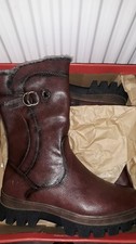 Ladies Heavenly Feet Vegan Calf Boots Brown UK Size 6 New in Box