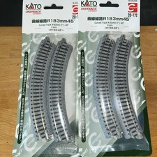 Kato Unitrack Compact Circle 2x 20-172 R183mm 45 N Gauge Track 8 piece curved
