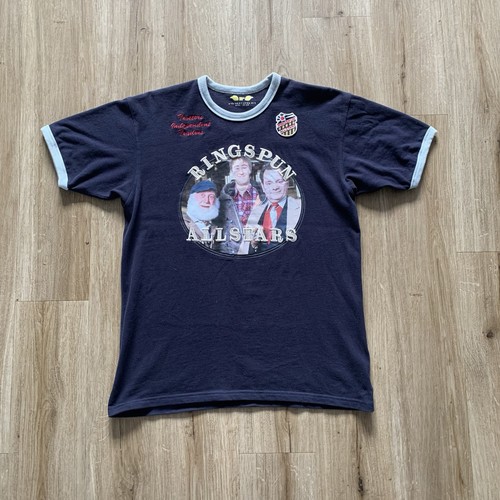 Vintage navy blue ringspun - navy,