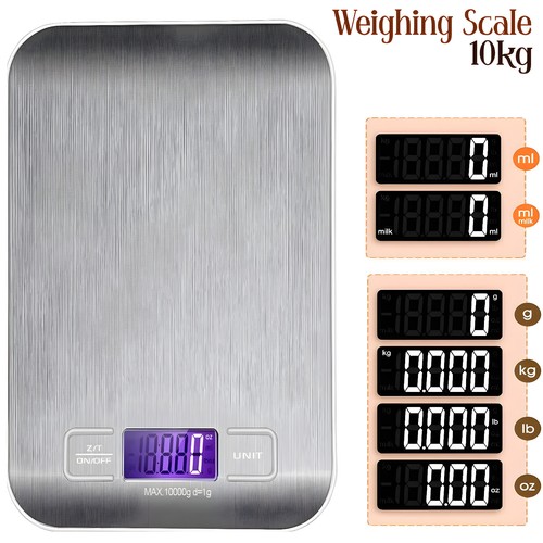 10kg digital kitchen scales - 10kg,