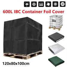 600L Rainwater Tank Protector Waterproof Dustproof IBC Tank Container Foil Cover