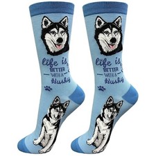Husky Socks Gift/Present Dog