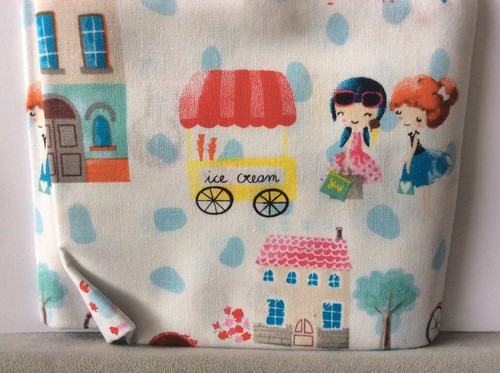Fabric fat quarter ice - fabric, cream