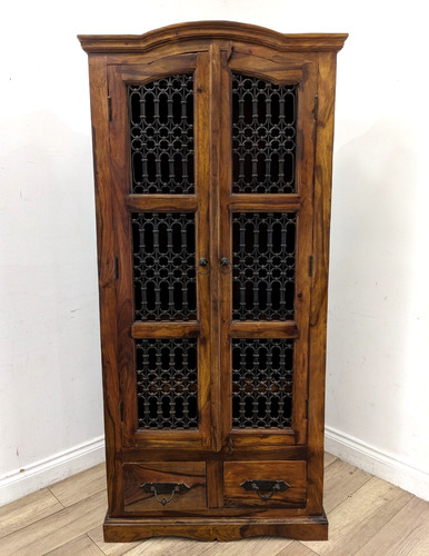 Display cabinet sheesham wood - cabinet,
