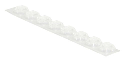 Isolation pads clear rubber - isolation,