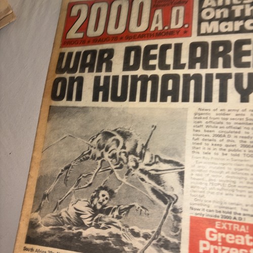 Rare 2000ad prog - rare, (1978)