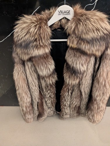 Vintage siver fox fur - fox,
