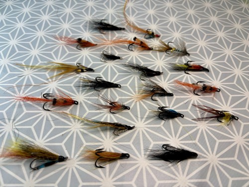 Vintage salmon flys x20 - vintage,
