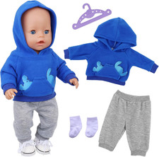 4 Pcs Sweet Doll Clothes for